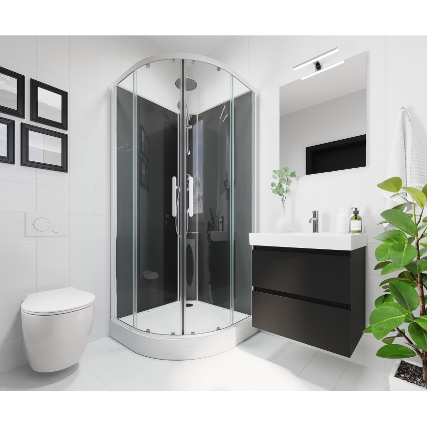 BATH DELUXE 01-080-01-58-00 - Miroir de salle de bains NORDBORG 80x75 cm
