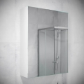 BATH DELUXE 02-050-63-01-01 - Badezimmer-Spiegelschrank KENWOOD 65x50 cm mattweiß