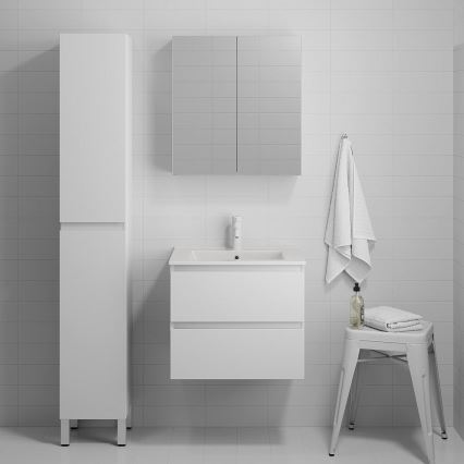 BATH DELUXE 03-060-63-01-01 - Armadietto da bagno con lavandino KENWOOD 61 cm bianco opaco