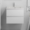 BATH DELUXE 03-060-63-01-01 - Armadietto da bagno con lavandino KENWOOD 61 cm bianco opaco