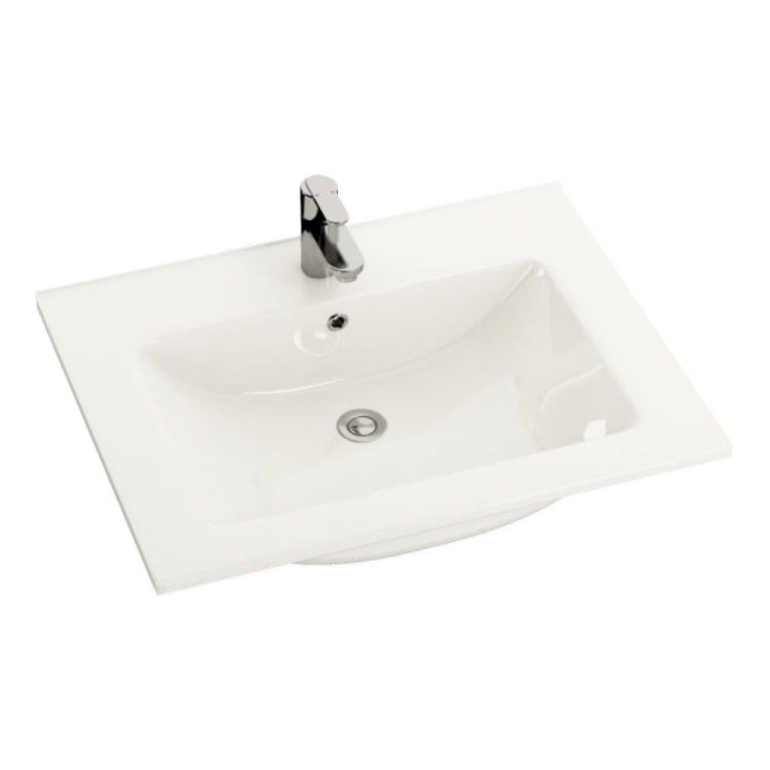 BATH DELUXE 06-060-60-11-01 - Lavandino incassato CHICAGO 61x46,5 cm bianco lucido