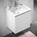 BATH DELUXE 09-050-63-01-01 - Armadietto da bagno con lavandino KENWOOD 51 cm bianco opaco