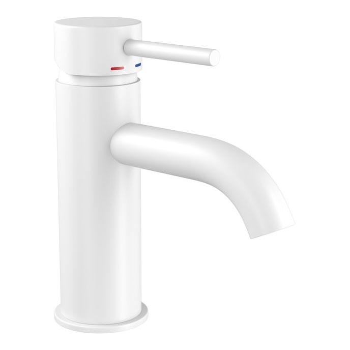 BATH DELUXE 28-005-01-01-04 - Rubinetto del lavandino DRAGOR 15,6 cm bianco opaco