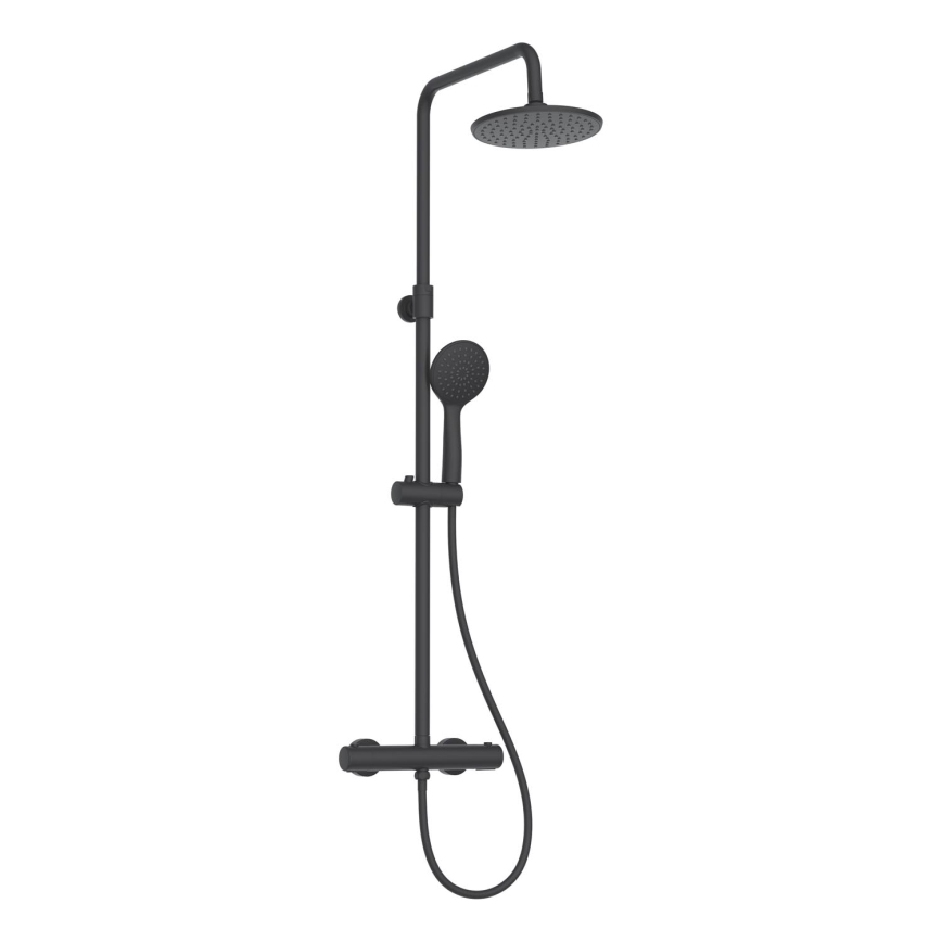 BATH DELUXE 31-130-41-02-02 - Colonne de douche avec robinet HOUSTON mat noir