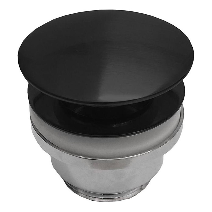 BATH DELUXE 33-004-05-02-04 - Scarico del lavandino RODBY diametro 6,6 cm nero