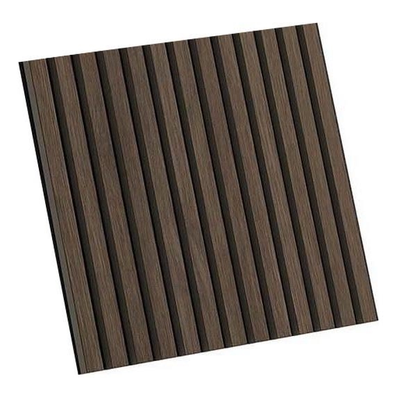 BATH DELUXE 54-060-08-84-12 - SET 4x Akustik-Wandpaneel DANVIKEN 60x60 cm Walnuss