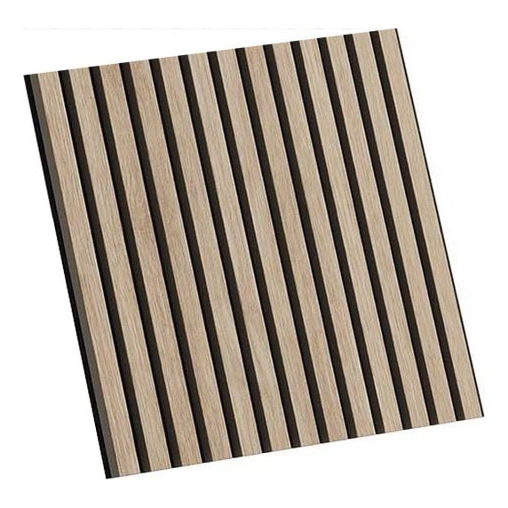 BATH DELUXE 54-060-08-86-12 - SET 4x Akustik-Wandpaneel DANVIKEN 60x60 cm Eiche