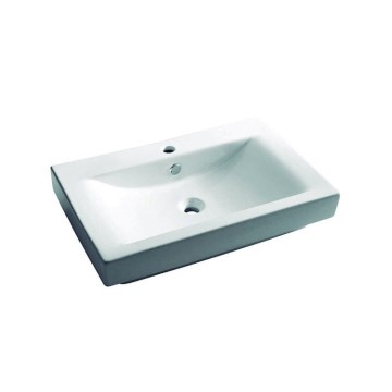 Bathco 0023 - Lavabo da incasso MANCHESTER 70x45 cm in porcellana/bianco