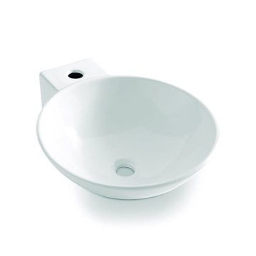 Bathco 0028 - Vasque à poser BAYONA 42x50,5 cm porcelaine/blanche