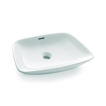 Bathco 0091 - Lavabo da appoggio ANABEL 50x36 cm porcellana/bianco
