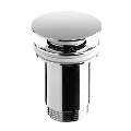 Bathco 0212 - Click-Clack-Waschbeckenablauf ohne Überlauf, Ø 6 cm, glänzender Chrom