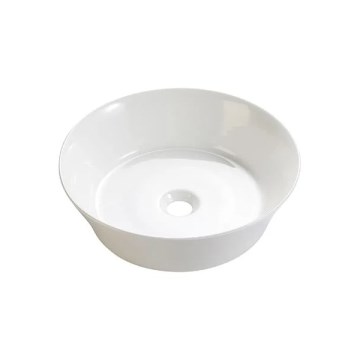 Bathco 4087 - Vasque à poser VOLTA Ø 42 cm porcelaine/blanc