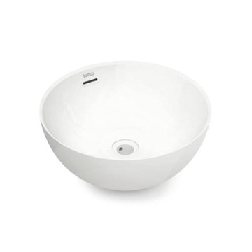 Bathco 4131 - Vasque à poser BARI Ø 37 cm porcelaine/blanc