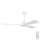 Bathroom soffitto fan diametro 132 cm IP44 bianco + telecomando
