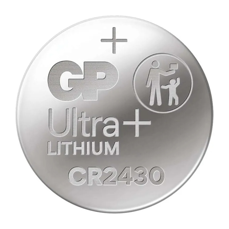 Batteria a bottone al litio CR2430 GP LITHIUM 3V/300 mAh
