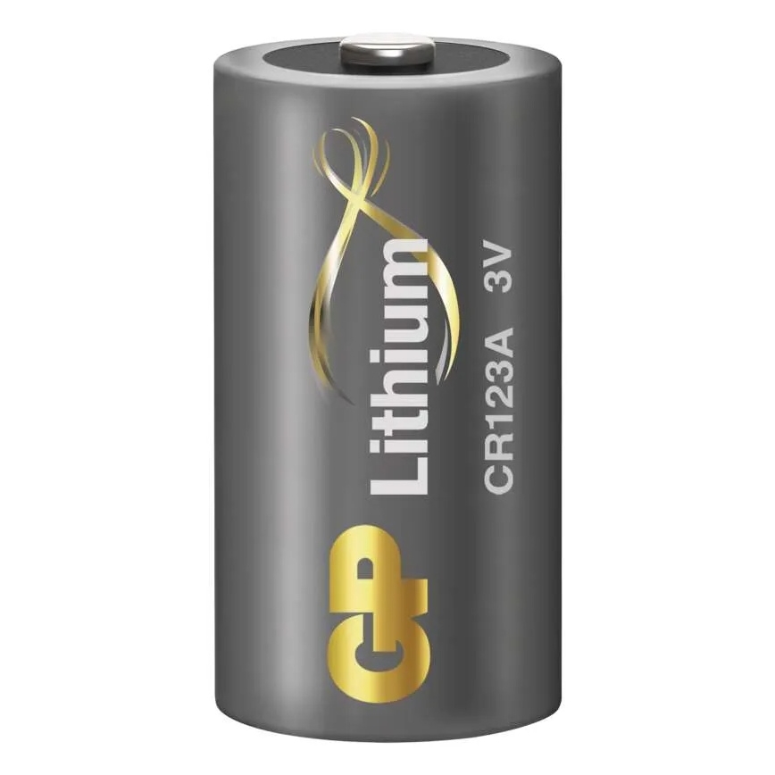 Batteria al litio CR123A GP LITHIUM 3V/1400 mAh