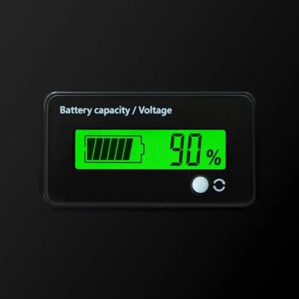 Batteria LiFePO4 con display 12,8 V/100 Ah