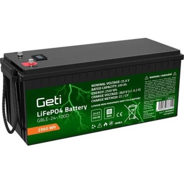 Batterie LiFePO4 25,6 V/100 Ah