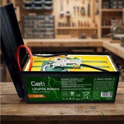 Batterie LiFePO4 25,6 V/100 Ah