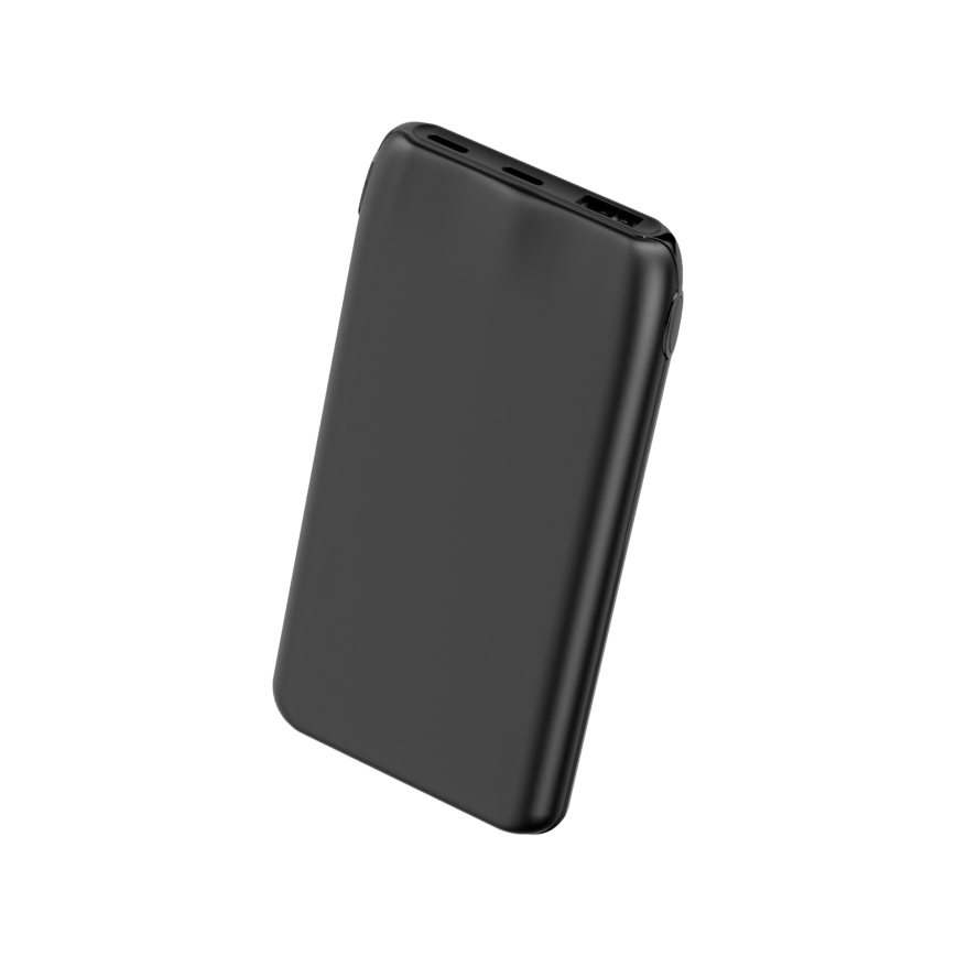 Batterie portative 10000 mAh 10W Power Delivery 2xUSB-C + 1xUSB-A noir