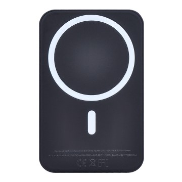Batterie portative 5000 mAh Magsafe noir