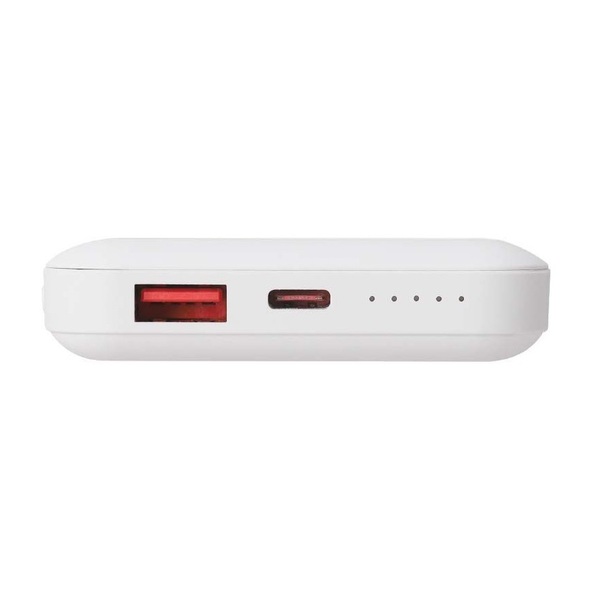 Batterie portative magnétique avec charge sans fil Power Delivery 10 000mAh/20W/3,7V blanc