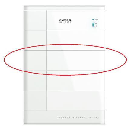 Batteriemodul AMASSTORE GTX3000HV 2,56 kWh