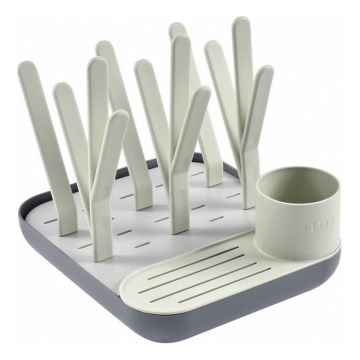 Beaba - Abtropfgestell für Flaschen grün/grau