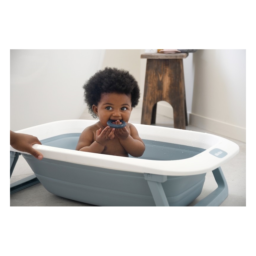 Beaba - Bagnetto pieghevole per bambini blu