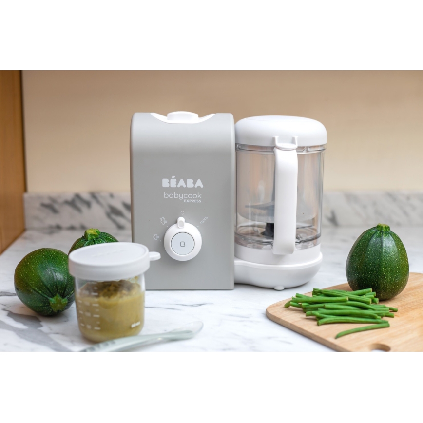 Beaba - Cuiseur vapeur 2en1 BABYCOOK EXPRESS gris