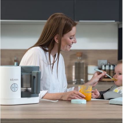 Beaba - Cuocitore a vapore 2in1 BABYCOOK NEO verde/bianco
