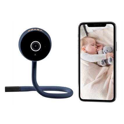 Beaba - Écoute‑bébé connecté ZEN CONNECT 5V Wi‑Fi bleu