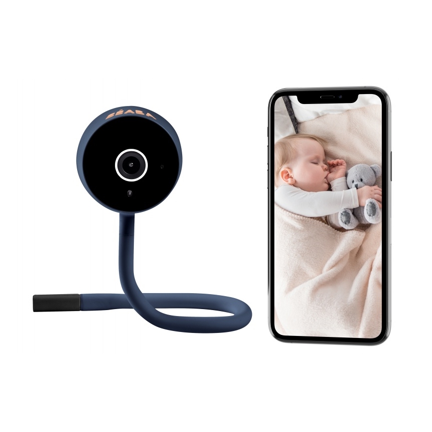 Beaba - Écoute‑bébé connecté ZEN CONNECT 5V Wi‑Fi bleu