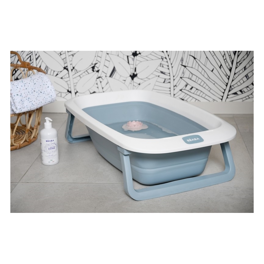 Beaba - Faltbare Kinderbadewanne blau