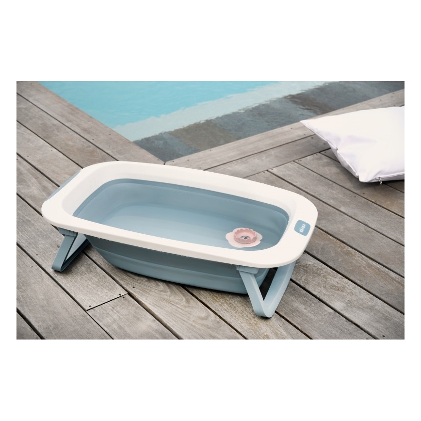 Beaba - Faltbare Kinderbadewanne blau