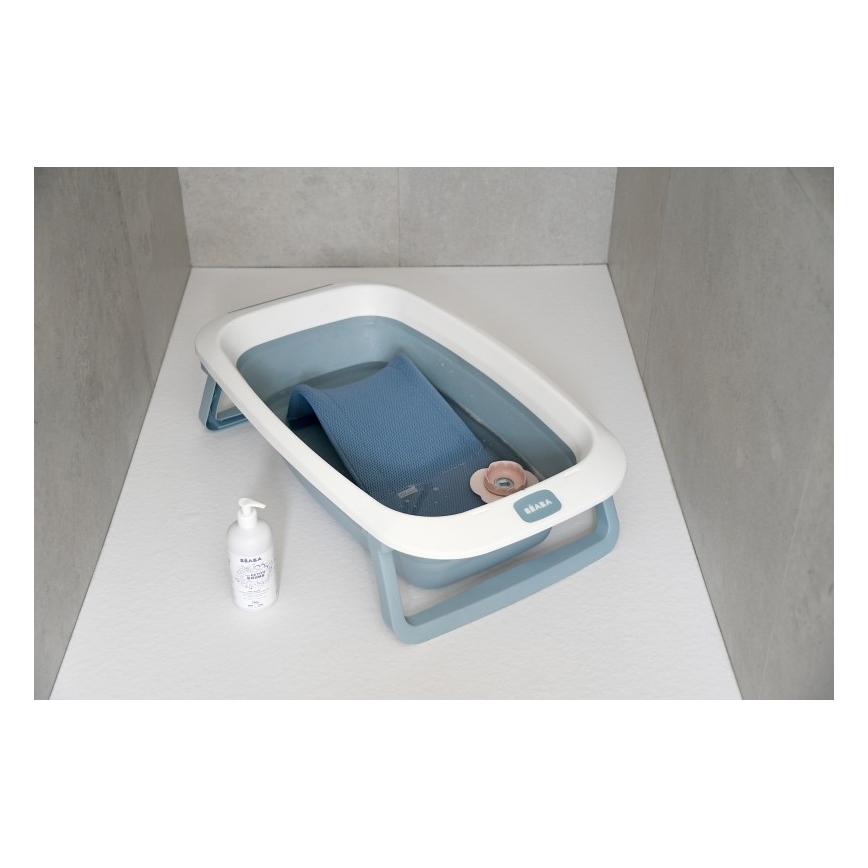Beaba - Faltbare Kinderbadewanne blau
