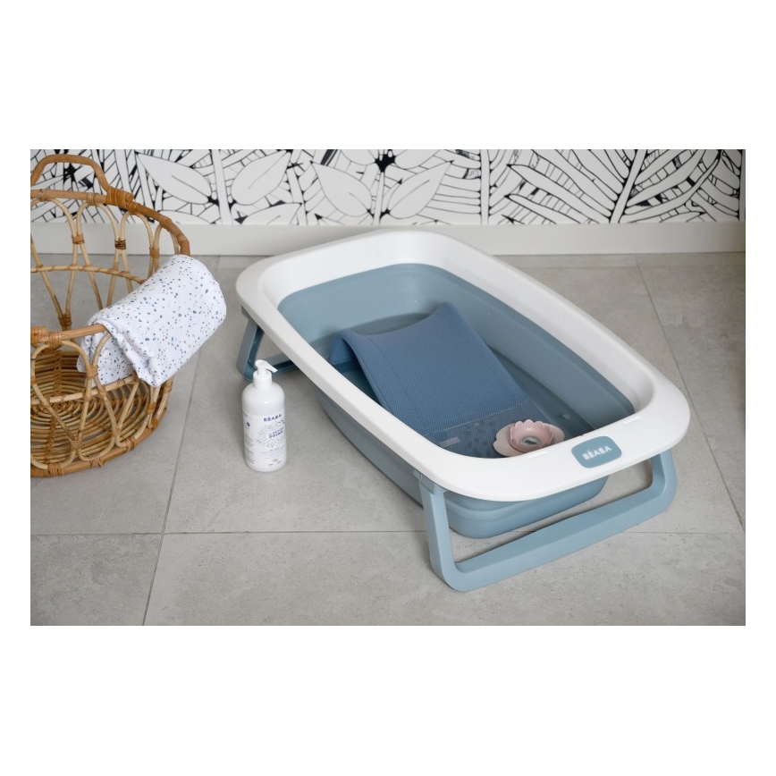 Beaba - Faltbare Kinderbadewanne blau