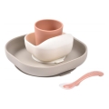Beaba - Kinder-Geschirr-Set Terracotta, 4-teilig