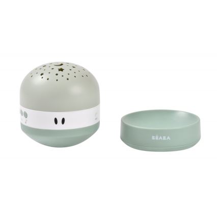 Beaba - Proiettore con melodia PIXIE USB/5V 1300 mAh verde