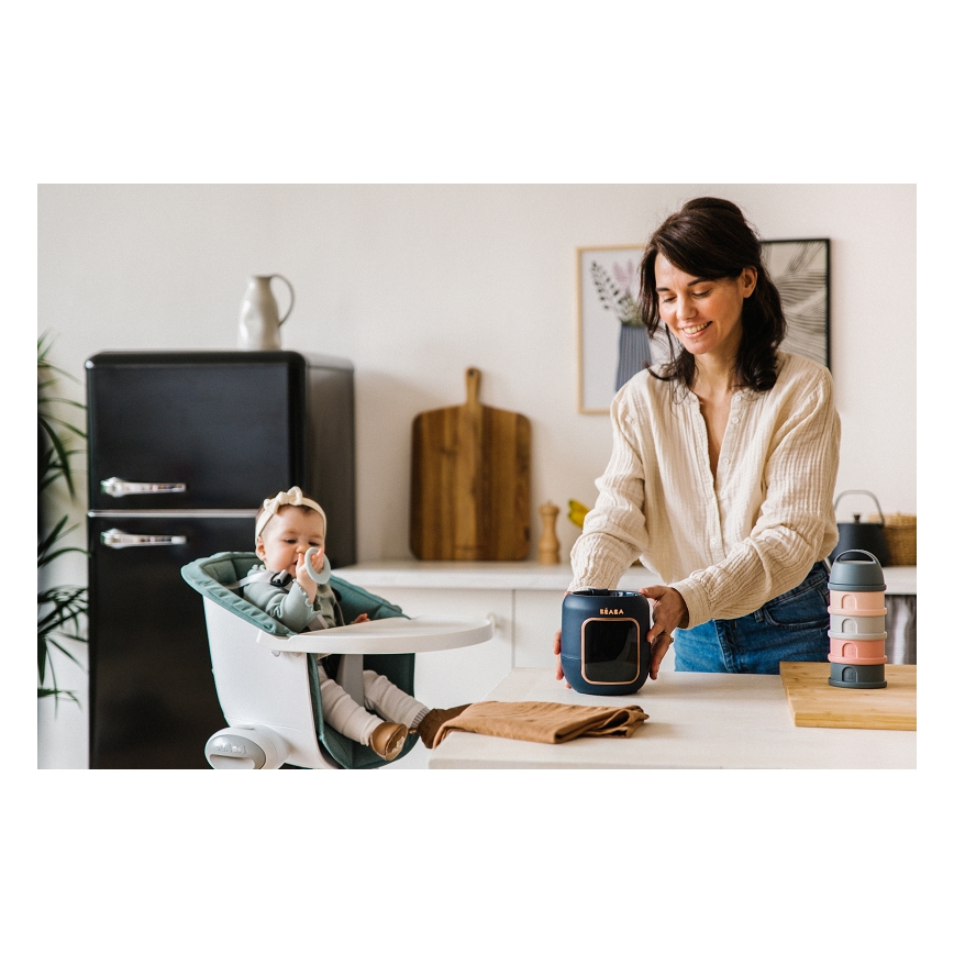 Beaba - Scaldabiberon e sterilizzatore 5in1 blu scuro