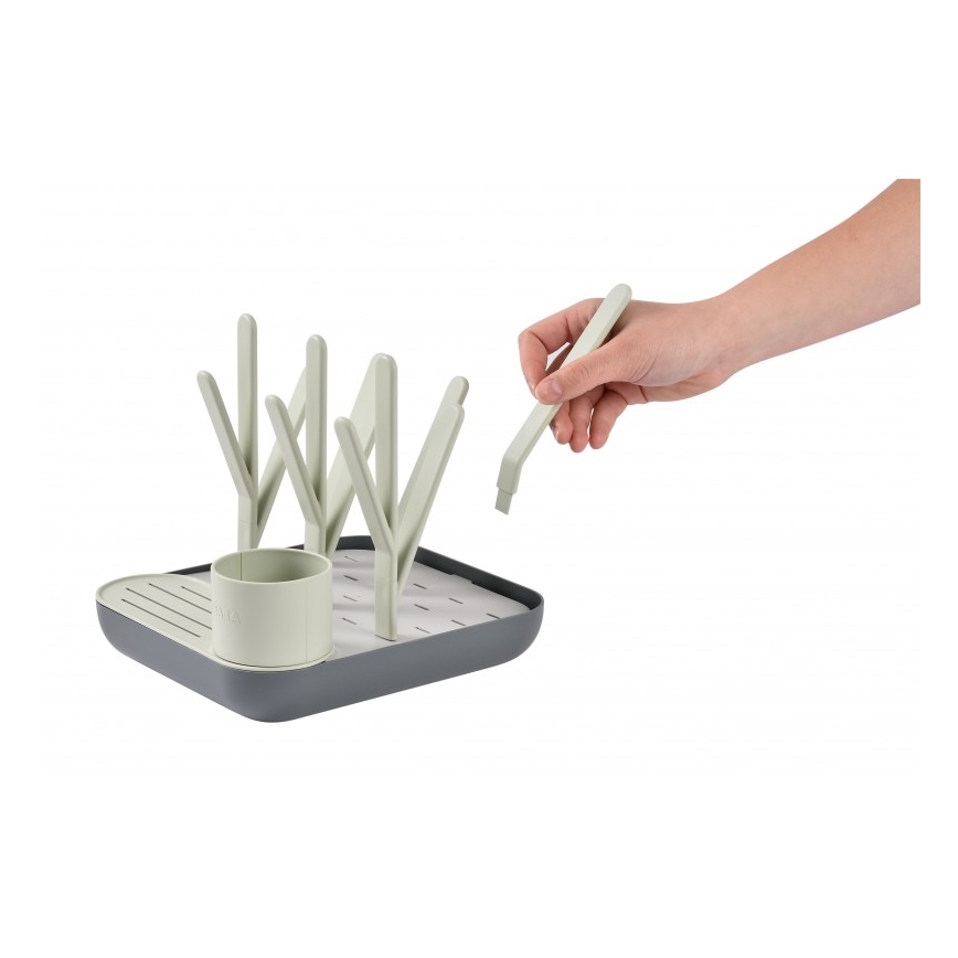 Beaba - Stendibottiglie verde/grigio