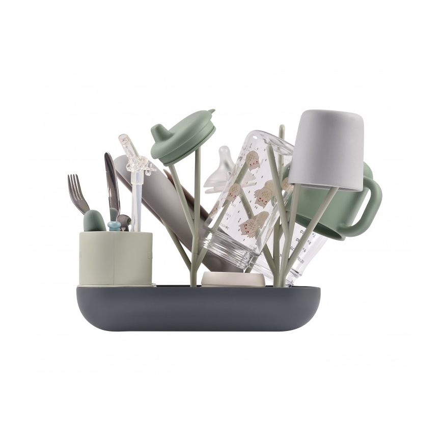 Beaba - Stendibottiglie verde/grigio