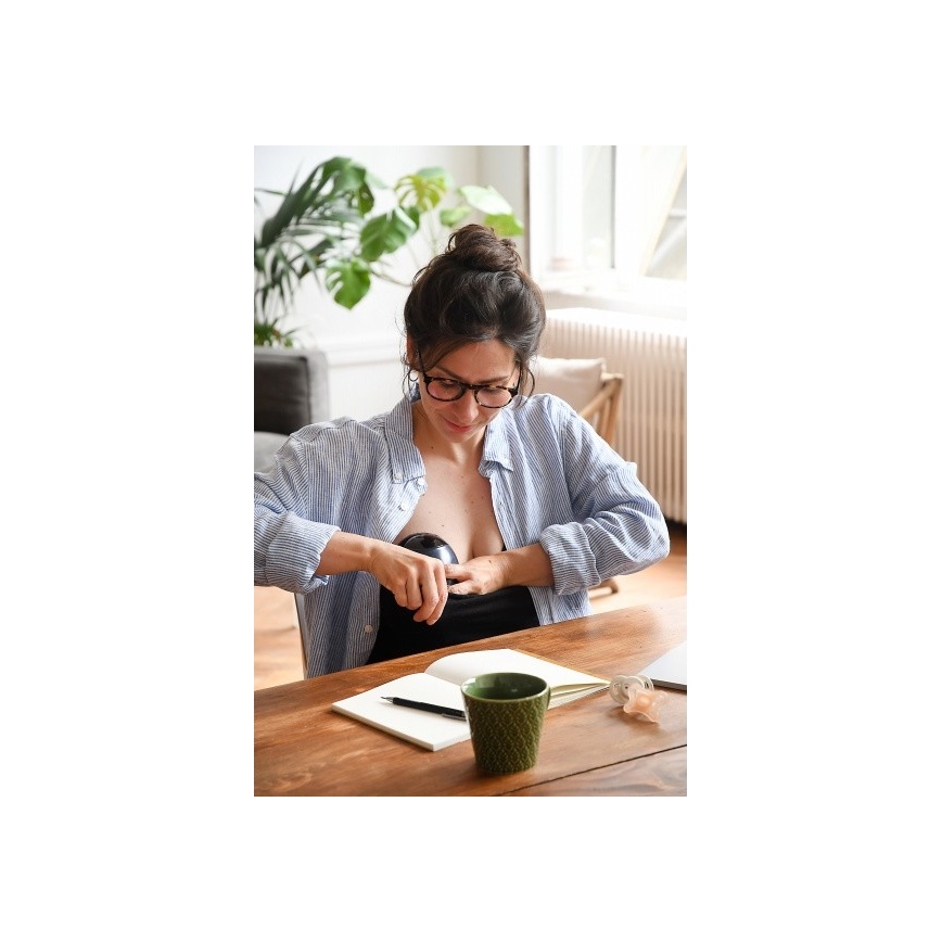 Beaba - Tiralatte elettrico a mani libere 180 ml 1300 mAh blu