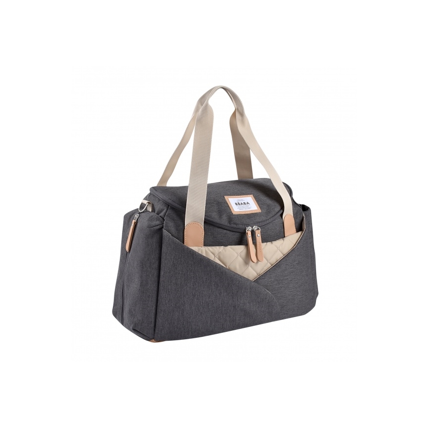Beaba - Wickeltasche für Kinderwagen SYDNEY grau/beige