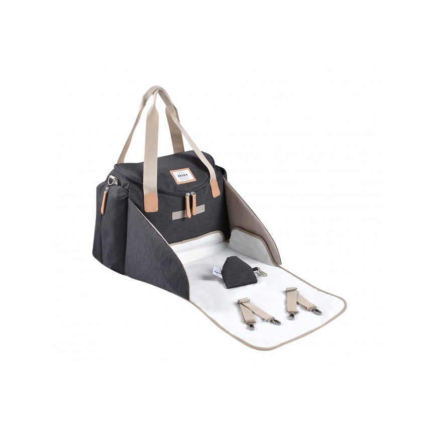 Beaba - Wickeltasche für Kinderwagen SYDNEY grau/beige