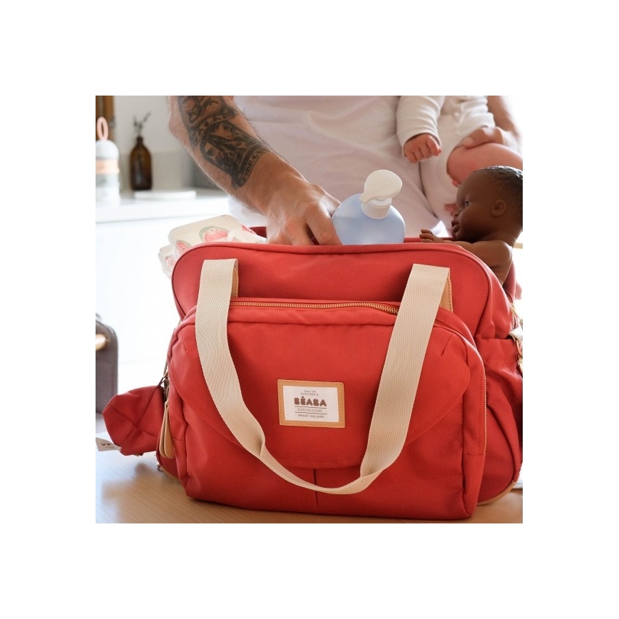 Beaba - Wickeltasche GENEVA rot
