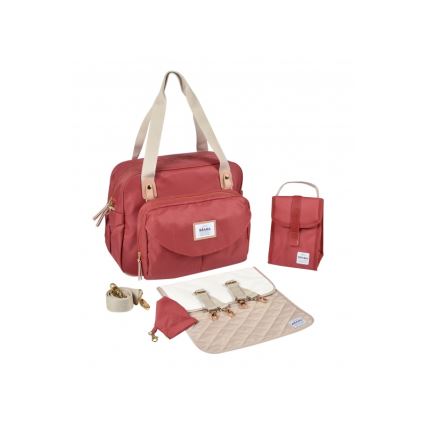 Beaba - Wickeltasche GENEVA rot