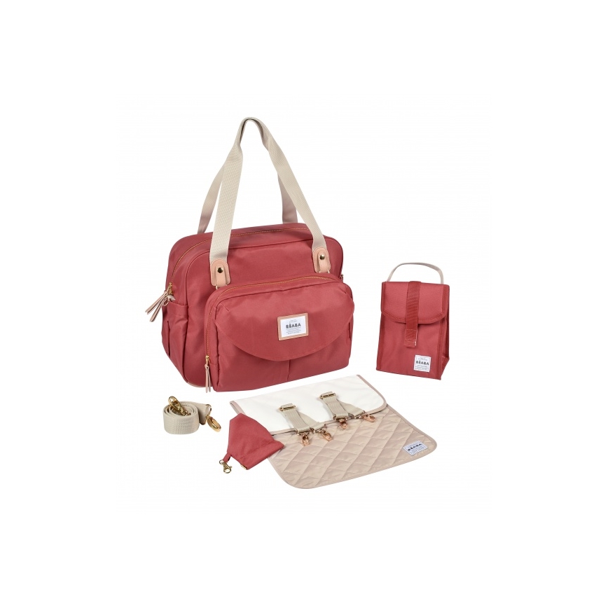 Beaba - Wickeltasche GENEVA rot