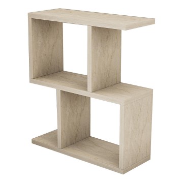 Beistelltisch CROS 45x17 cm Marmordekor/beige