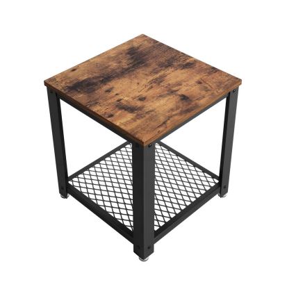 Beistelltisch ELDUR braun/schwarz